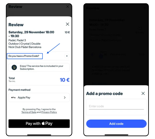 promo code in app.png
